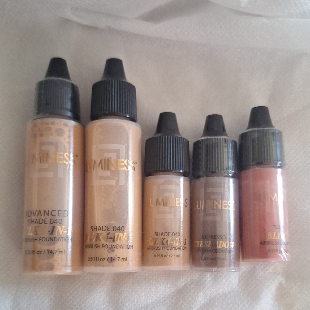 Luminess Cream Brown Foundation Set Liquid Makeup